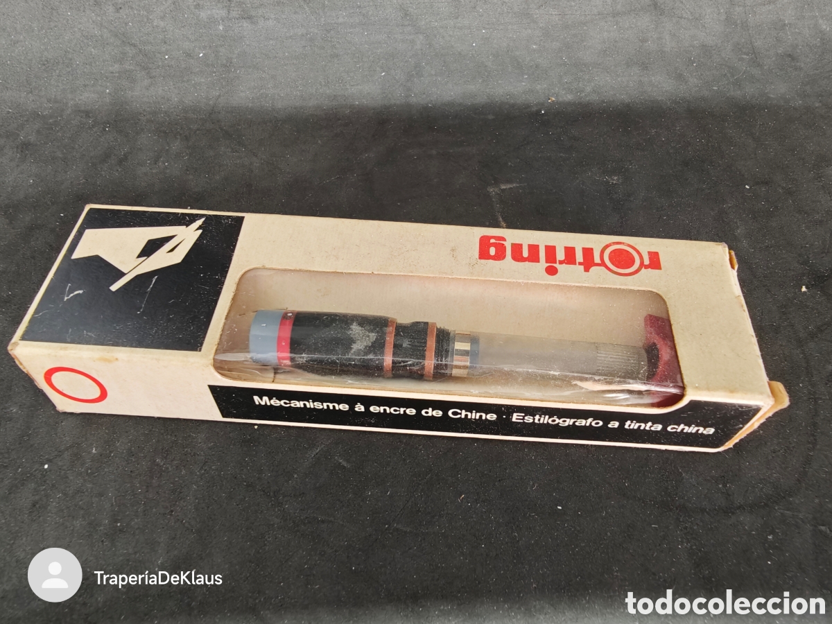Coleccionismo: estilografo rotring en caja - car07