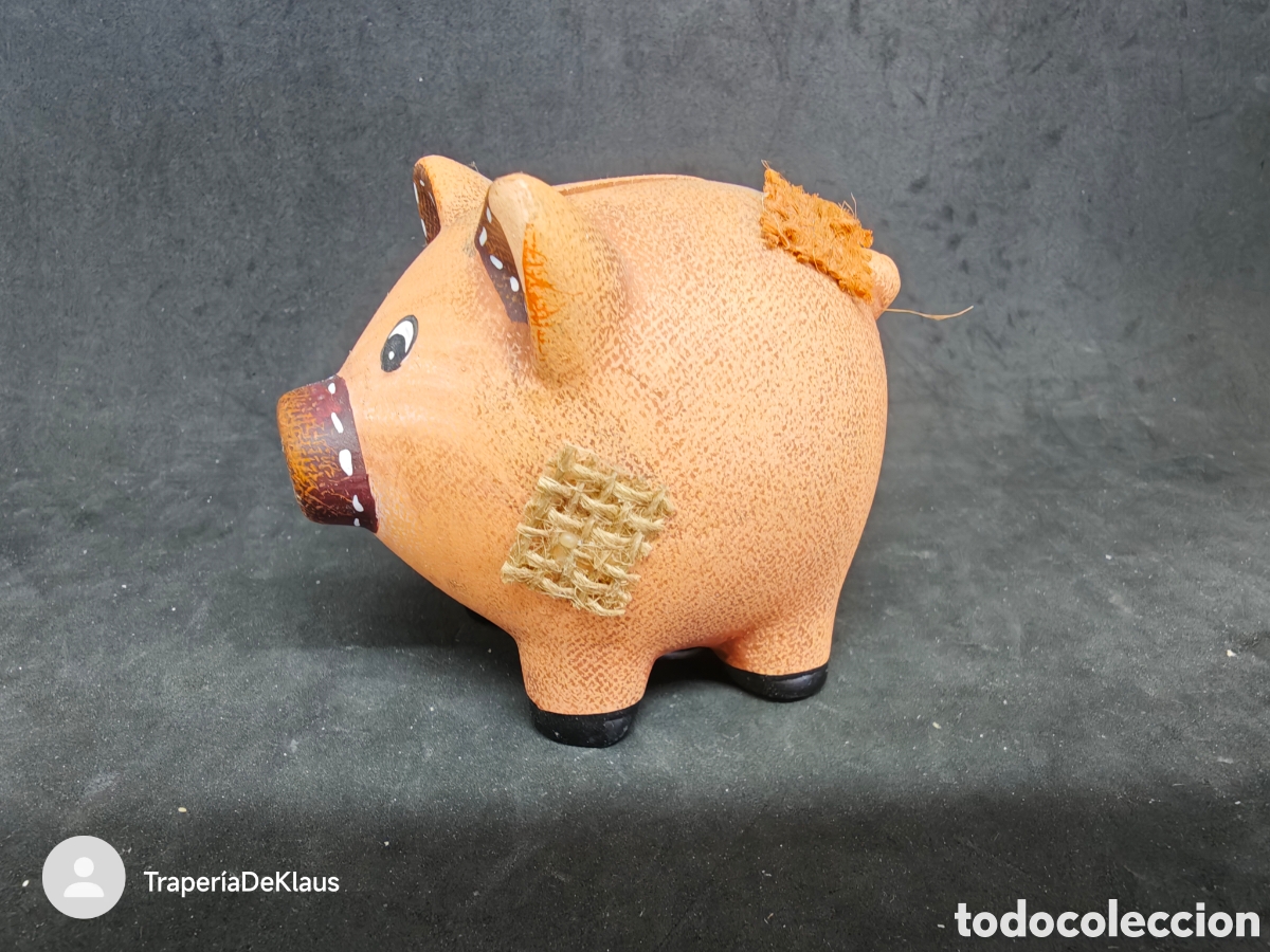 Coleccionismo: peque&ntilde;a hucha cerdito - ceramica - car07