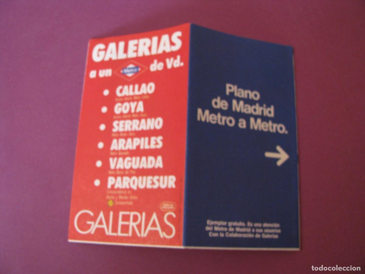 Coleccionismo: PLANO METRO DE MADRID. MAYO 1991. 12,5X7 CM. DESPLEGABLE 28X25 CM.