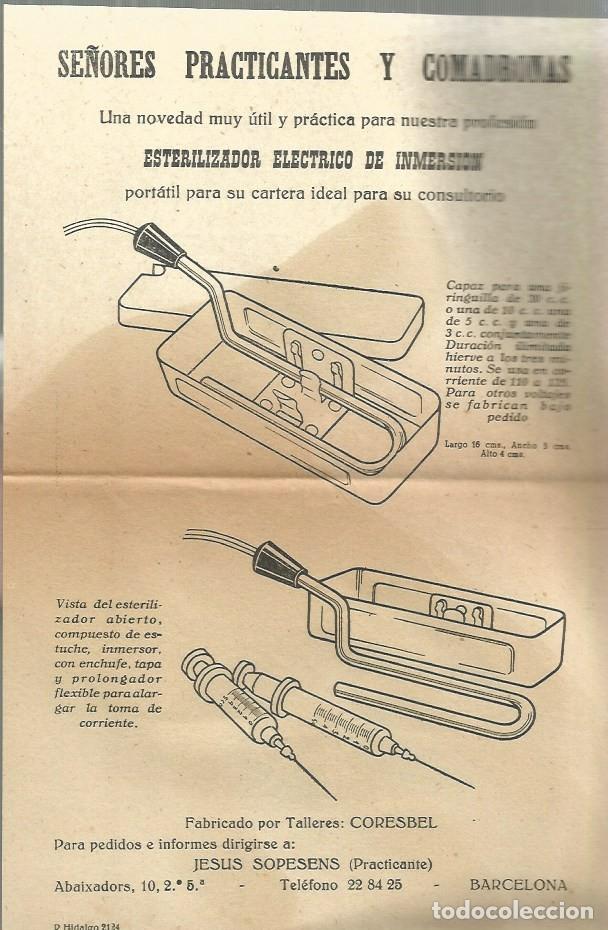 Coleccionismo: PUBLICIDAD ESTERILIZADOR ELECTRICO DE INMERSION