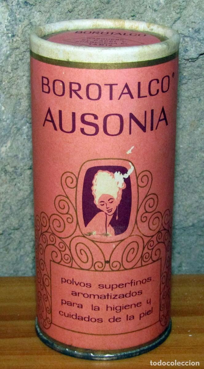 Coleccionismo: ANTIGUO BOTE DE TALCO AUSONIA - NUEVO, NUNCA ABIERTO - TAMA&Ntilde;O CORRIENTE - BOROTALCO