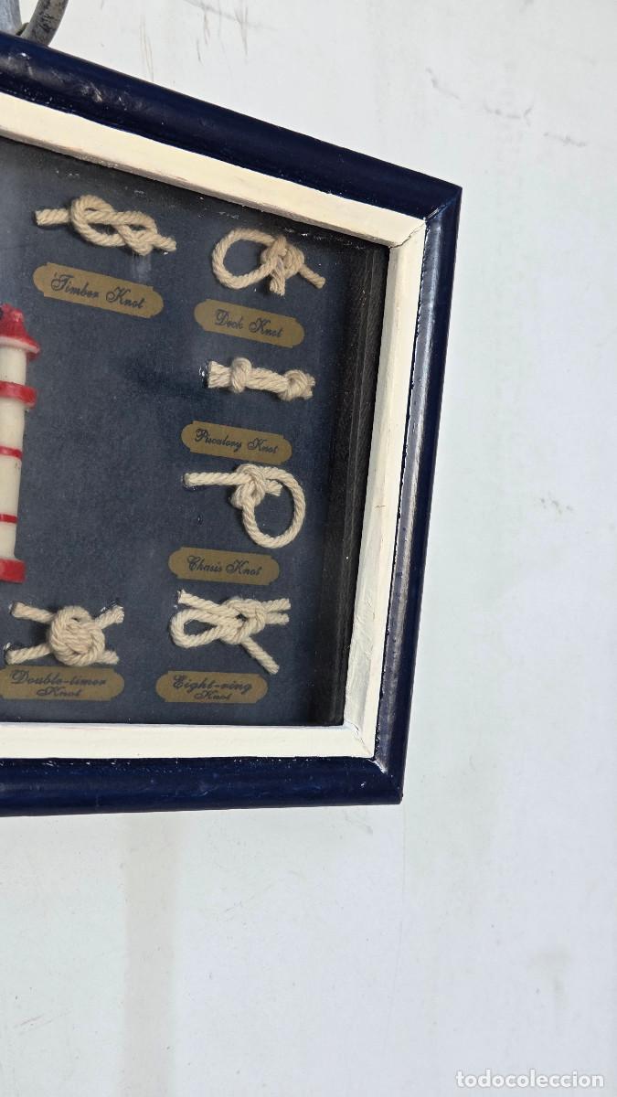 Coleccionismo: CUADRO NAUTICO DE NUDOS - Foto 4