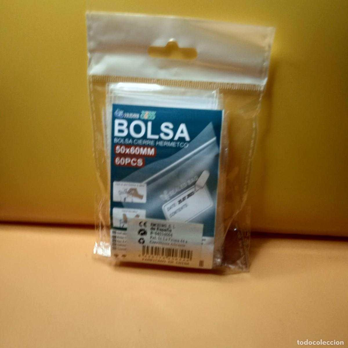 Coleccionismo: PAQUETE BOLSAS HERM&Eacute;TICAS 50X60 MM