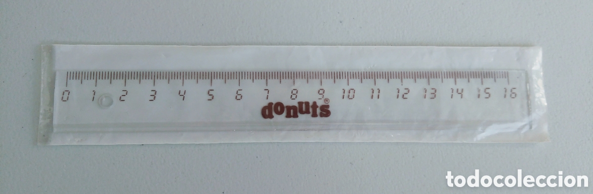 Coleccionismo: Regla publicidad Donutd