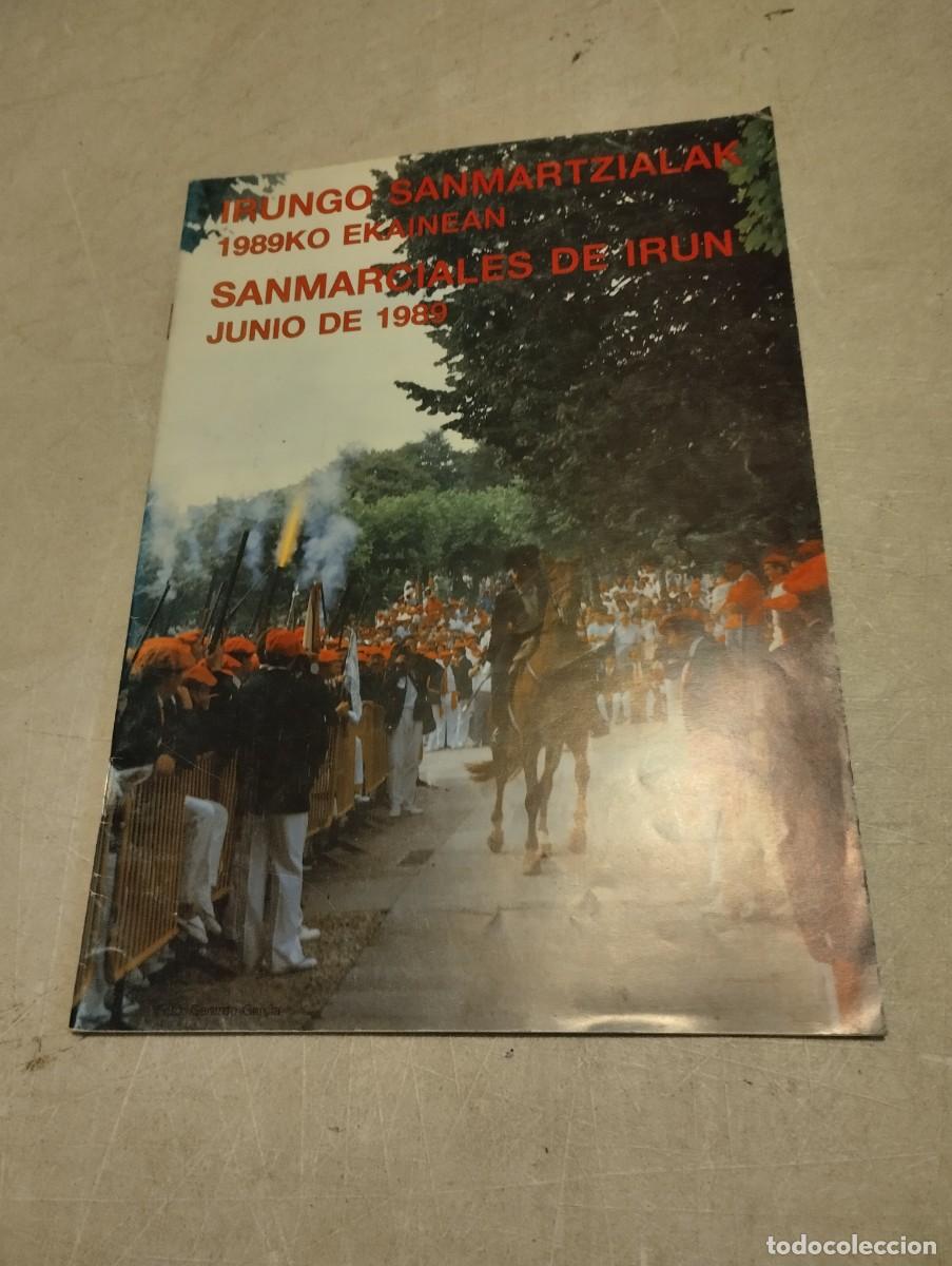 Coleccionismo: PROGRAMA DE FIESTAS SAN MARCIAL IRUN 1989