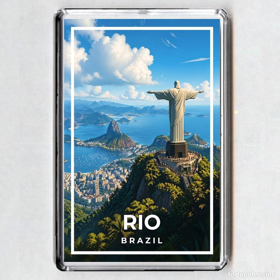 Coleccionismo: iMAN ACRILICO NEVERA - RIO de JANEIRO (Brasil)