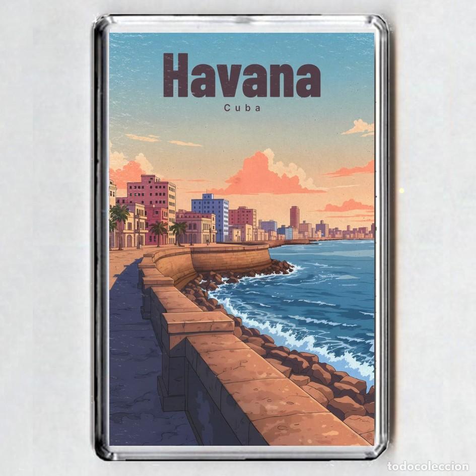 Coleccionismo: iMAN ACRILICO NEVERA - LA HABANA (Cuba)