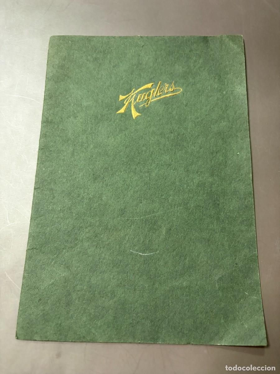 Coleccionismo: ANTIGUA CARTA MEN&Uacute; RESTAURANTE KUGLER&rsquo;S PHILADELPHIA &ndash; OSTRAS Y MARISCOS &ndash; A&Ntilde;OS 50