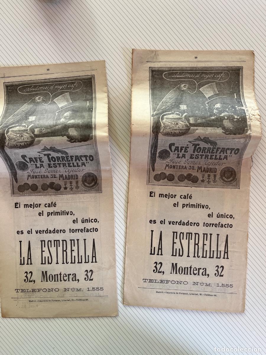 Coleccionismo: 2 programas de mano de El Real de 1906 - Foto 2