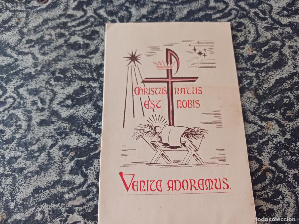 Coleccionismo: diptico liturgico nadal, benedictines de sant pere de puel.les