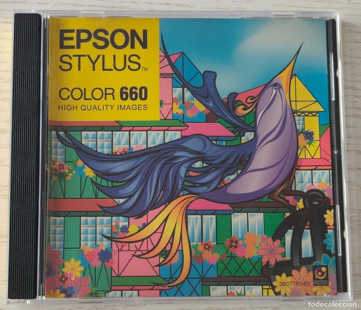 Coleccionismo: CD-ROM: EPSON STYLUS COLOR 660 HIGH QUALITY IMAGES - A&ntilde;o 1999