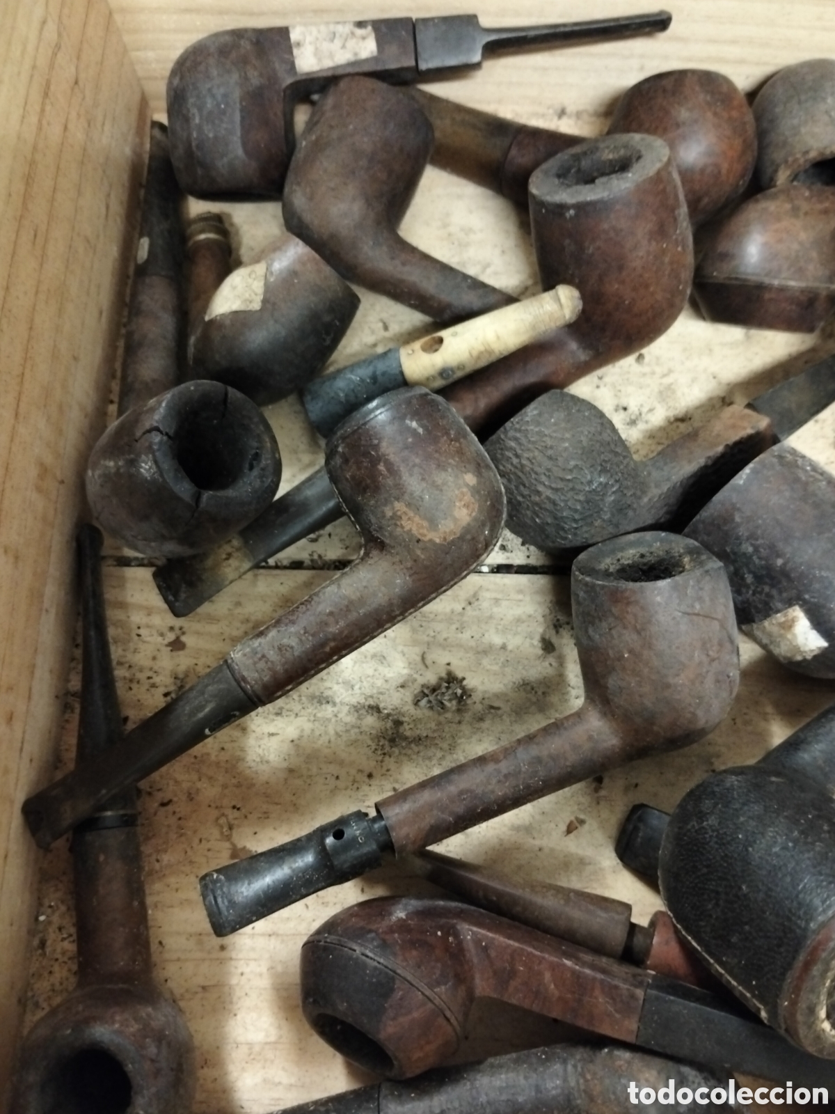 Coleccionismo: Pipas de fumar. De madera y diferentes materiales. - Foto 3