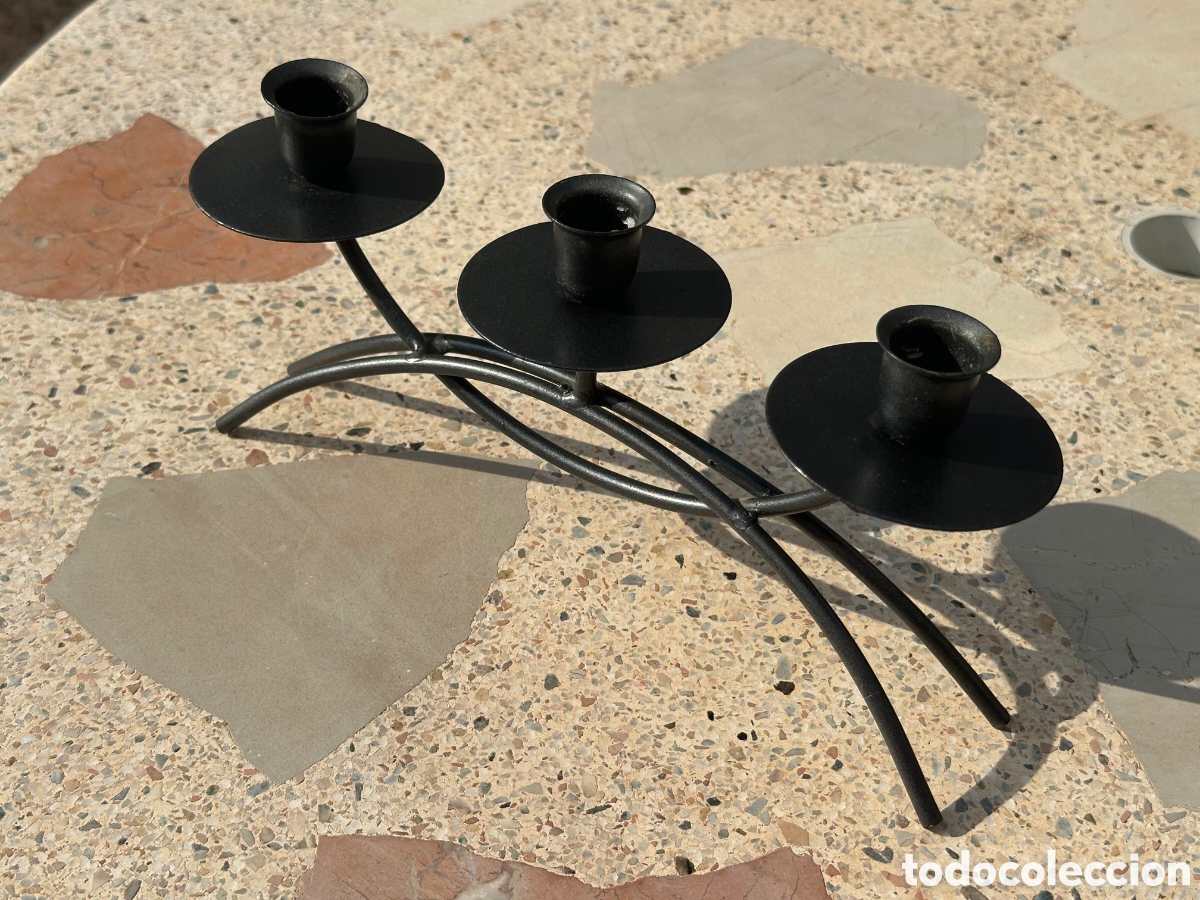 Coleccionismo: Candelabro de 3 velas