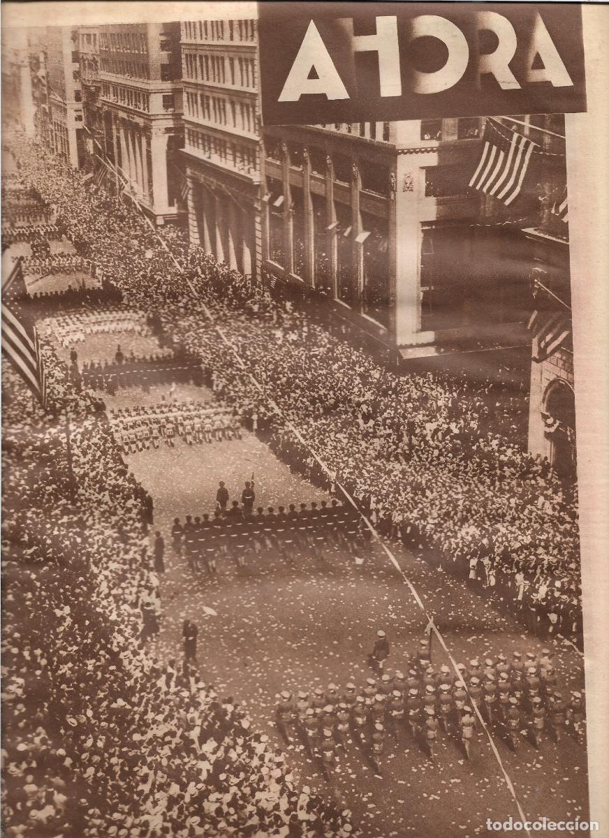Coleccionismo: A&Ntilde;O 1933 RECORTE PRENSA NUEVA YORK DESFILE GRANDIOSA MANIFESTACION QUINTA AVENIDA