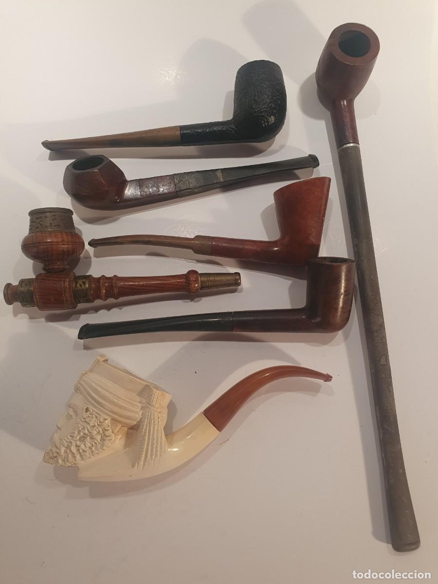 Collectionnisme: Lote de pipas de fumar antiguas