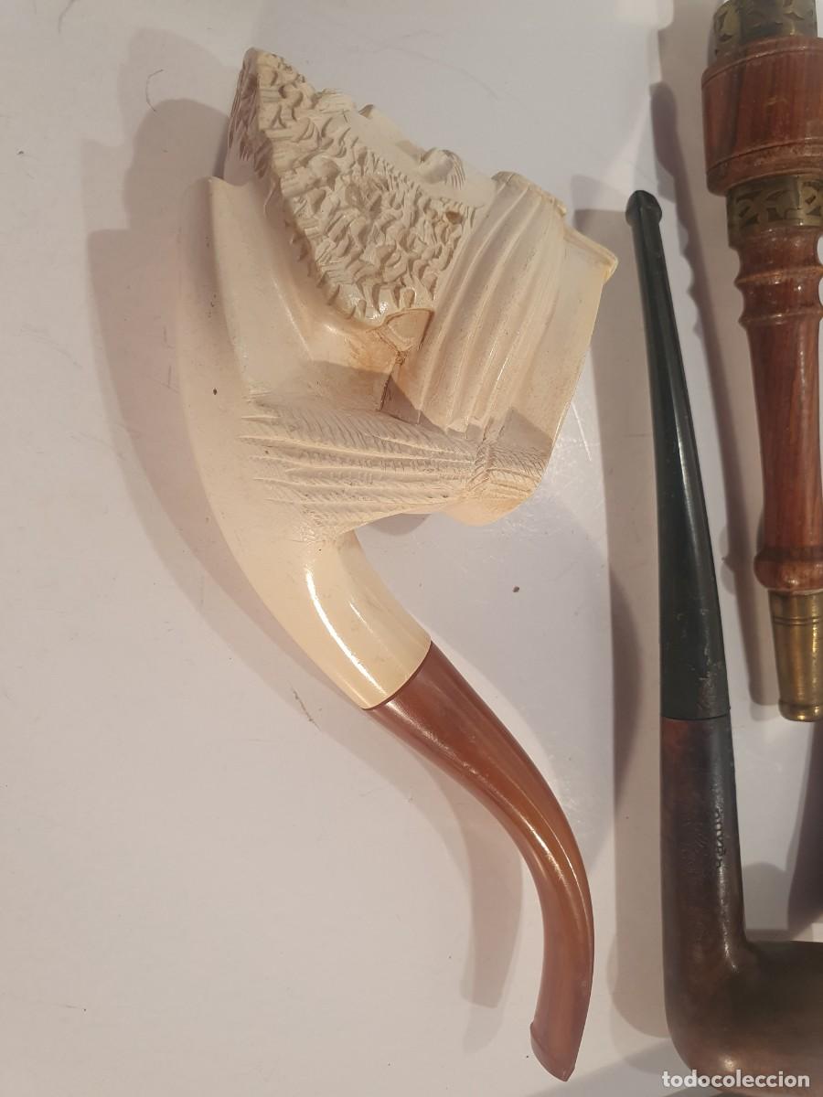 Coleccionismo: Lote de pipas de fumar antiguas - Foto 2