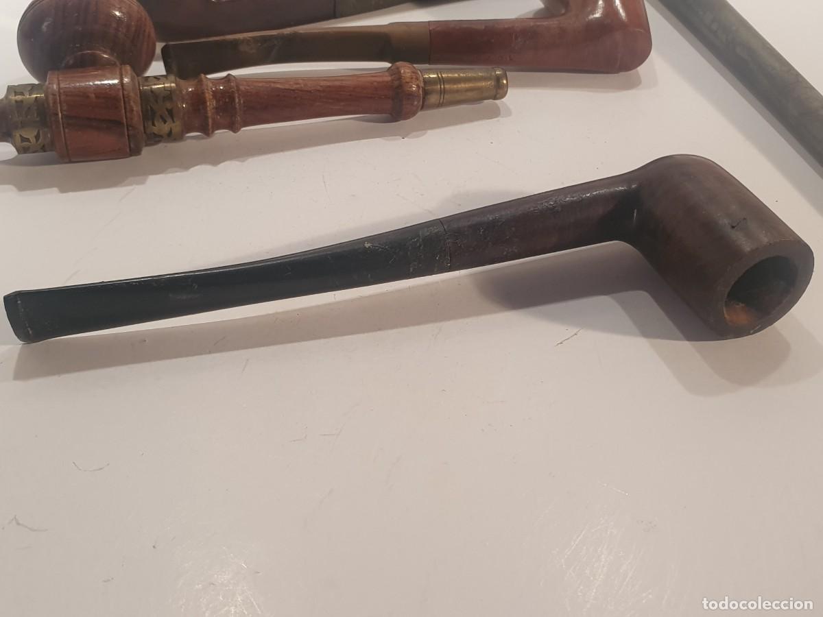 Coleccionismo: Lote de pipas de fumar antiguas - Foto 6