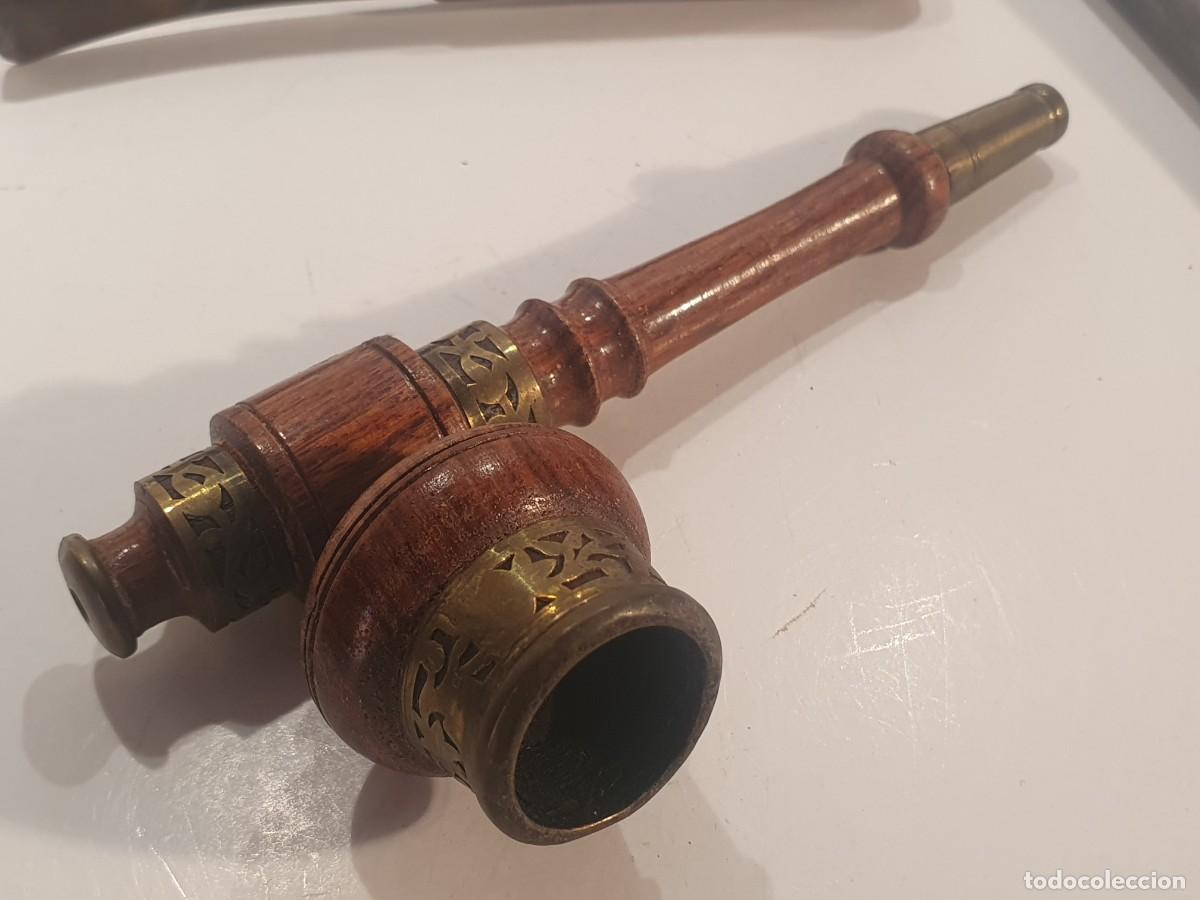 Coleccionismo: Lote de pipas de fumar antiguas - Foto 8