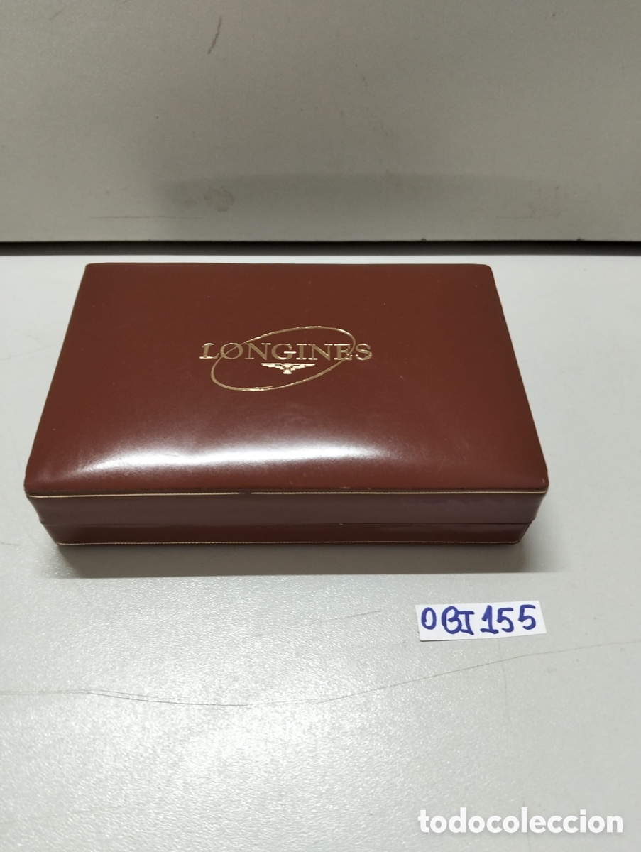 Collecting: estuche marr&oacute;n de la marca de relojes Longines a&ntilde;os 60