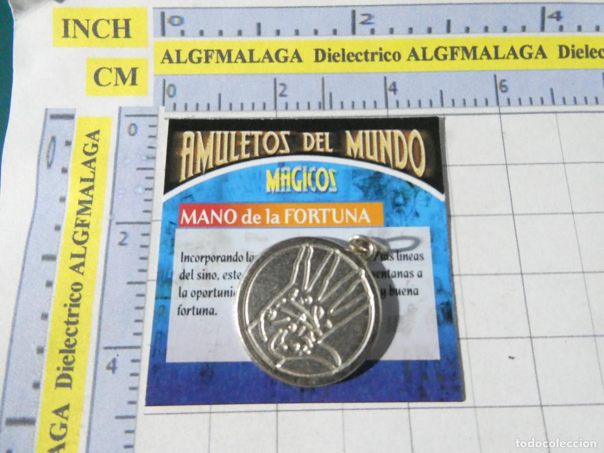 Coleccionismo: COLGANTE AMULETOS DEL MUNDO. TALISM&Aacute;N AMULETO M&Aacute;GICO MANO DE LA FORTUNA.