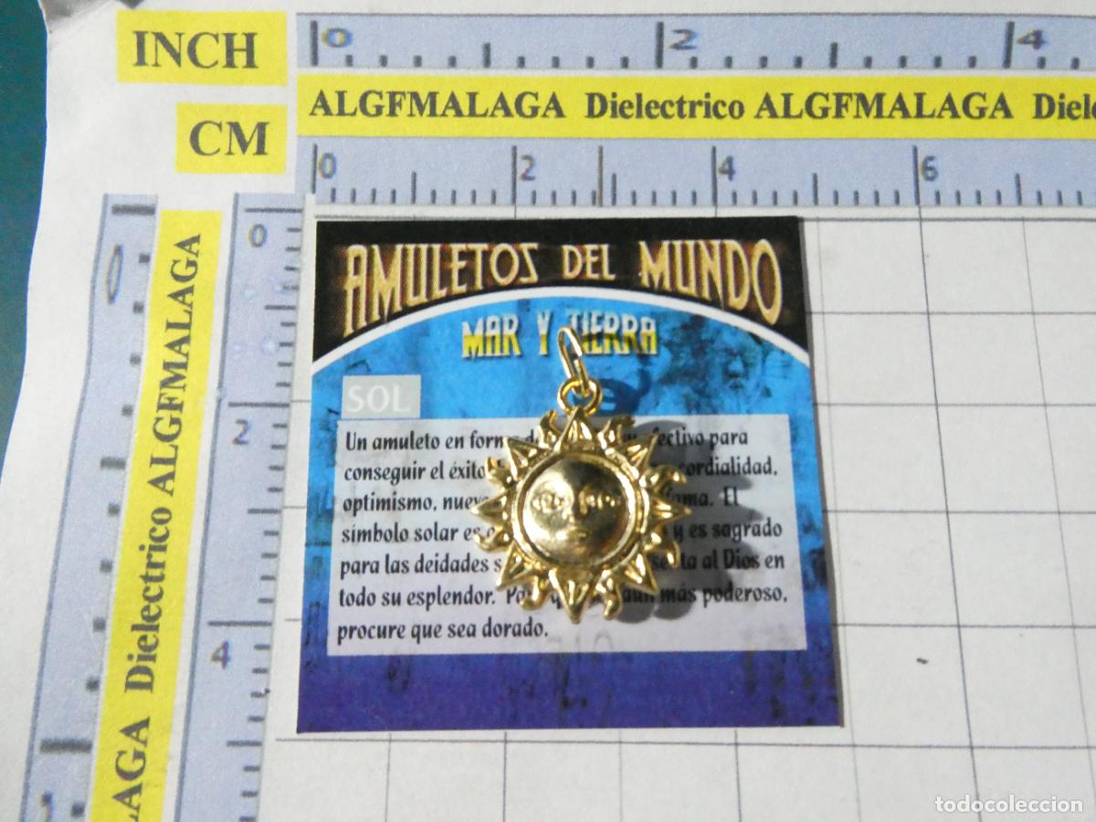 Coleccionismo: COLGANTE AMULETOS DEL MUNDO. TALISM&Aacute;N AMULETO MAR Y TIERRA. EL SOL