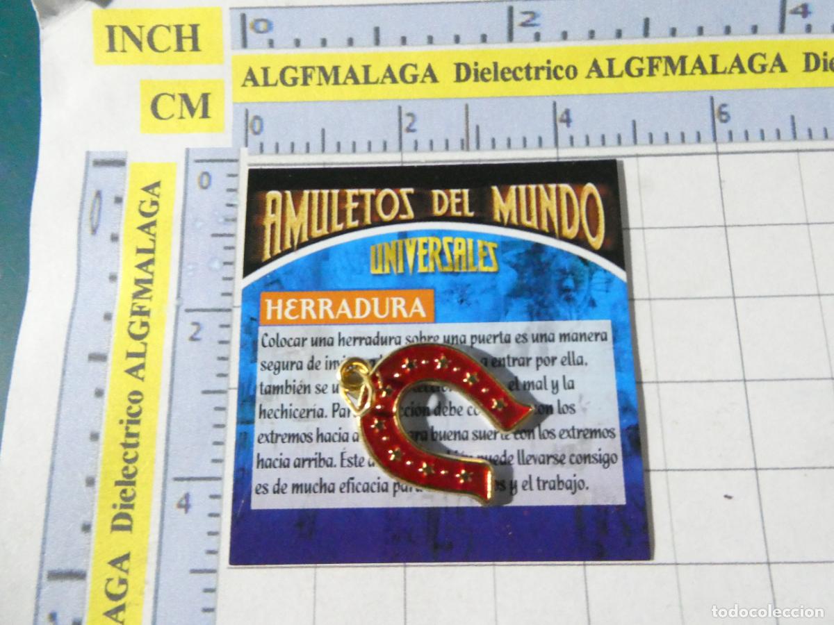 Coleccionismo: COLGANTE AMULETOS DEL MUNDO. TALISM&Aacute;N AMULETO UNIVERSAL. HERRADURA
