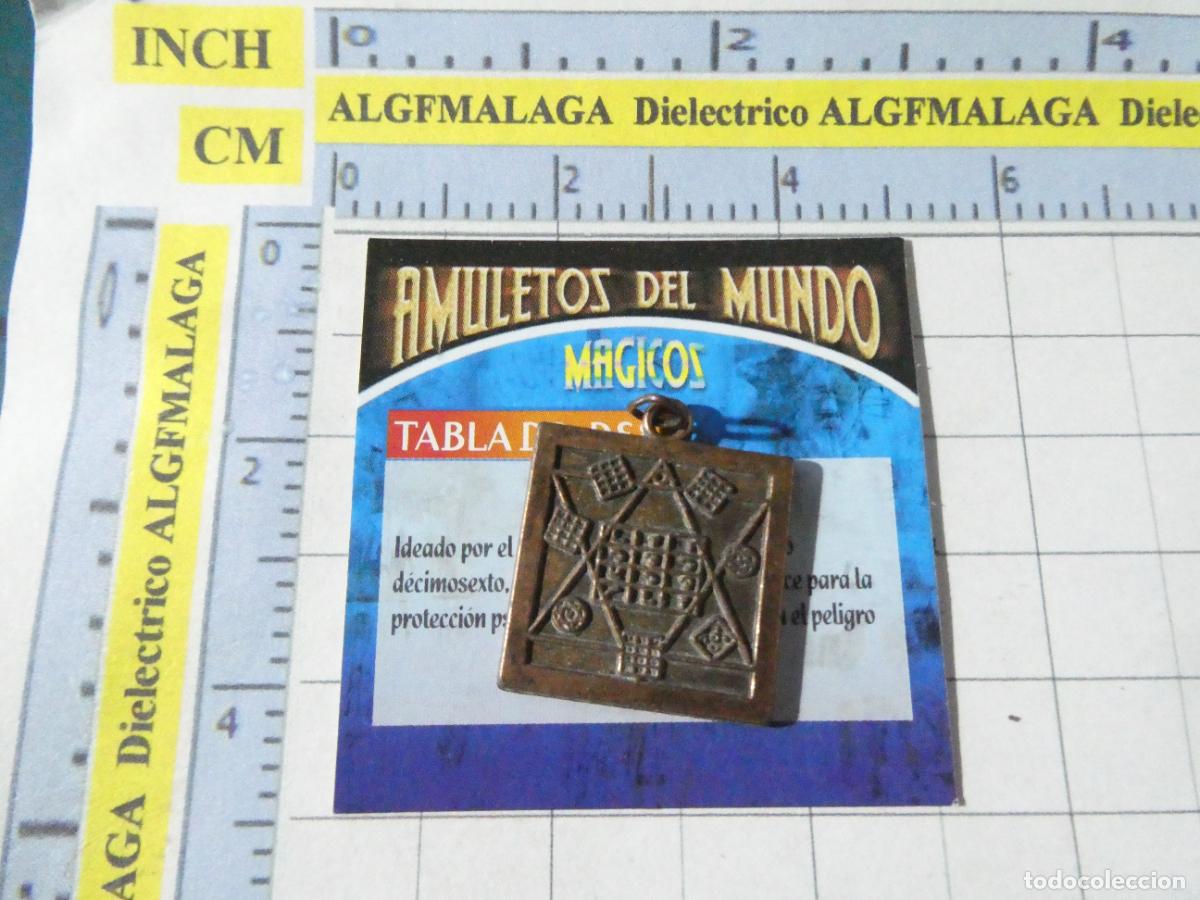 Coleccionismo: COLGANTE AMULETOS DEL MUNDO. TALISM&Aacute;N AMULETO M&Aacute;GICO. TABLA DR DEE