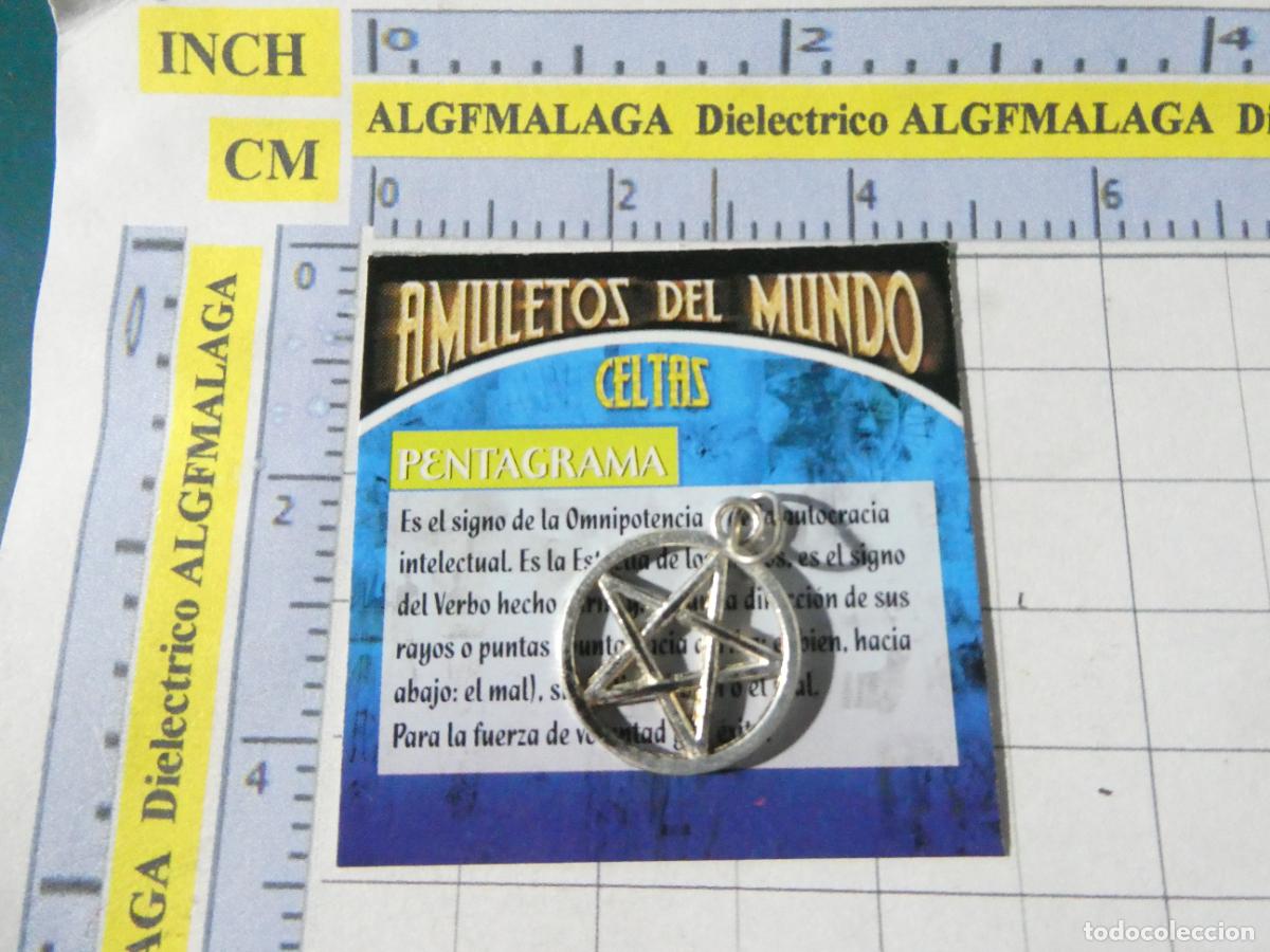 Coleccionismo: COLGANTE AMULETOS DEL MUNDO. TALISM&Aacute;N AMULETO CELTA. PENTAGRAMA