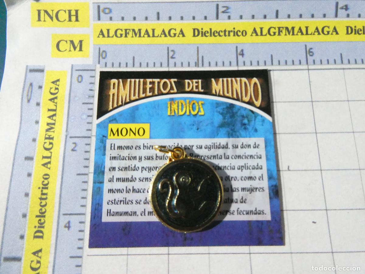 Coleccionismo: COLGANTE AMULETOS DEL MUNDO. TALISM&Aacute;N AMULETO INDIO. EL MONO