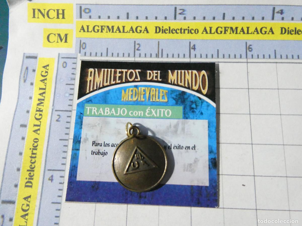Coleccionismo: COLGANTE AMULETOS DEL MUNDO. TALISM&Aacute;N AMULETO MEDIEVAL PARA TENER TRABAJO CON &Eacute;XITO