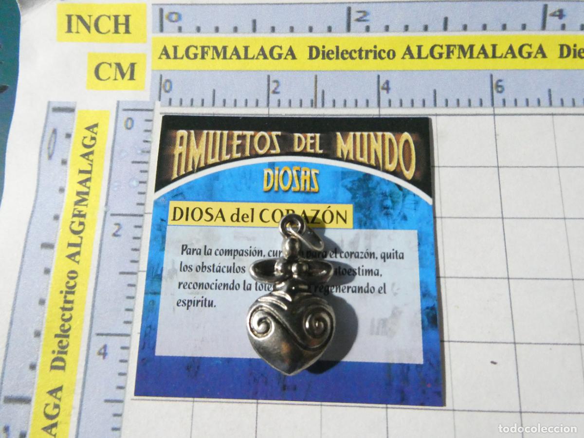 Coleccionismo: COLGANTE AMULETOS DEL MUNDO. TALISM&Aacute;N AMULETO DIOSAS. DIOSA DEL CORAZ&Oacute;N