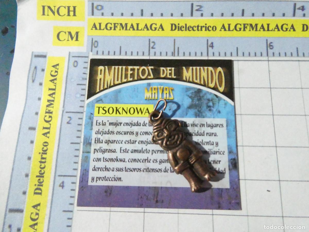 Coleccionismo: COLGANTE AMULETOS DEL MUNDO. TALISM&Aacute;N AMULETO MAYA. TSOKNOWA