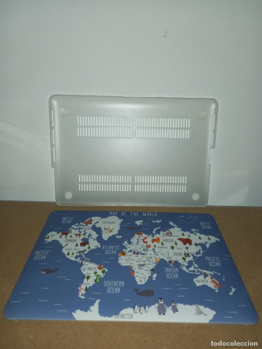 Coleccionismo: Funda MacBook Pro A1425 A1502 Mapa Mundo