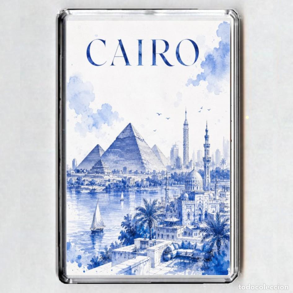 Coleccionismo: iMAN ACRILICO NEVERA - EL CAIRO (Egipto)