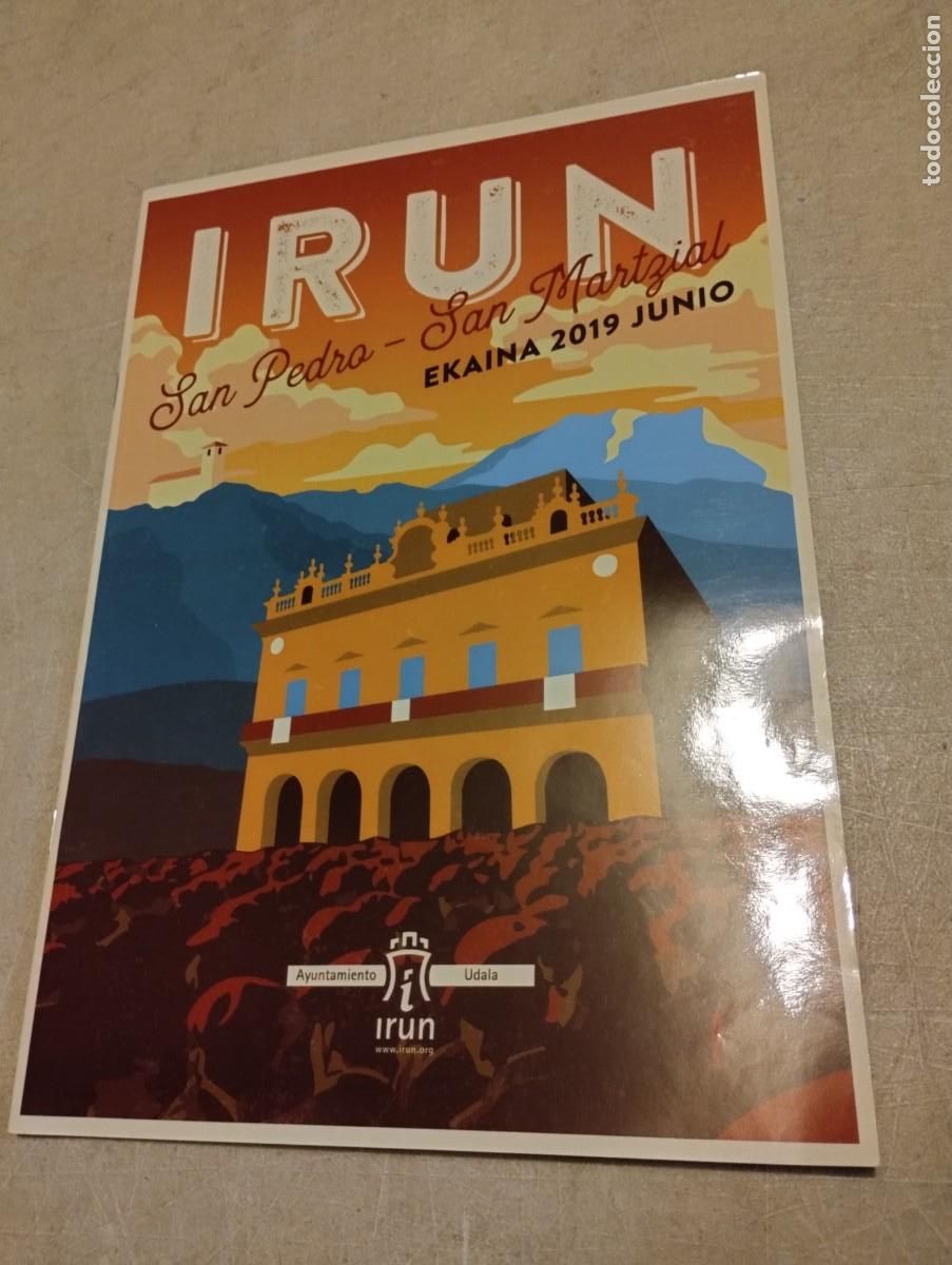 Coleccionismo: PROGRAMA DE FIESTAS SAN MARCIAL IRUN 2019