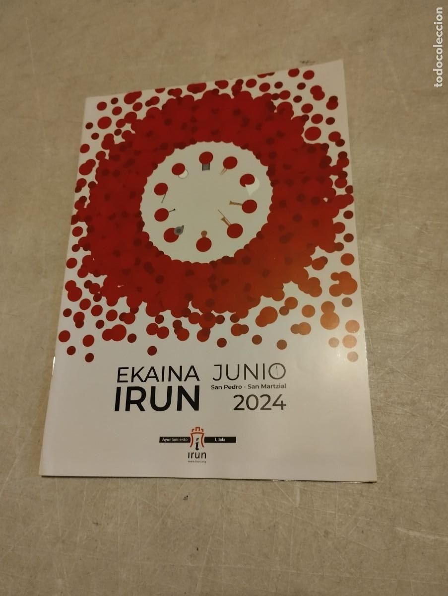 Coleccionismo: PROGRAMA DE FIESTAS SAN MARCIAL IRUN 2024