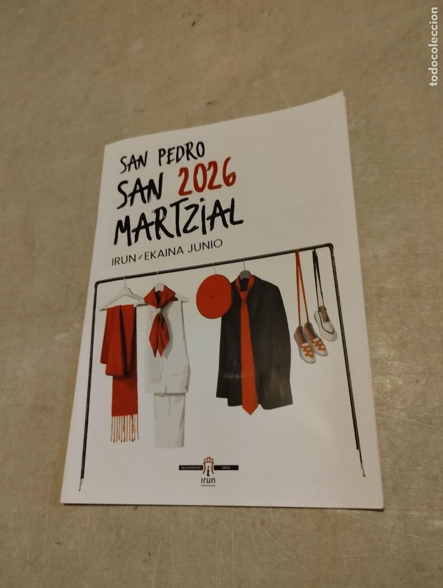 Coleccionismo: PROGRAMA DE FIESTAS SAN MARCIAL IRUN 2026