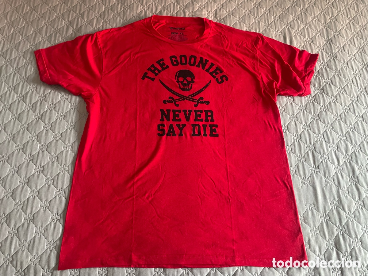 Sammeln: Camiseta The Goonies &rdquo;Never Say Die&rdquo; - Ripple Junction - Talla XL - Roja - Nueva