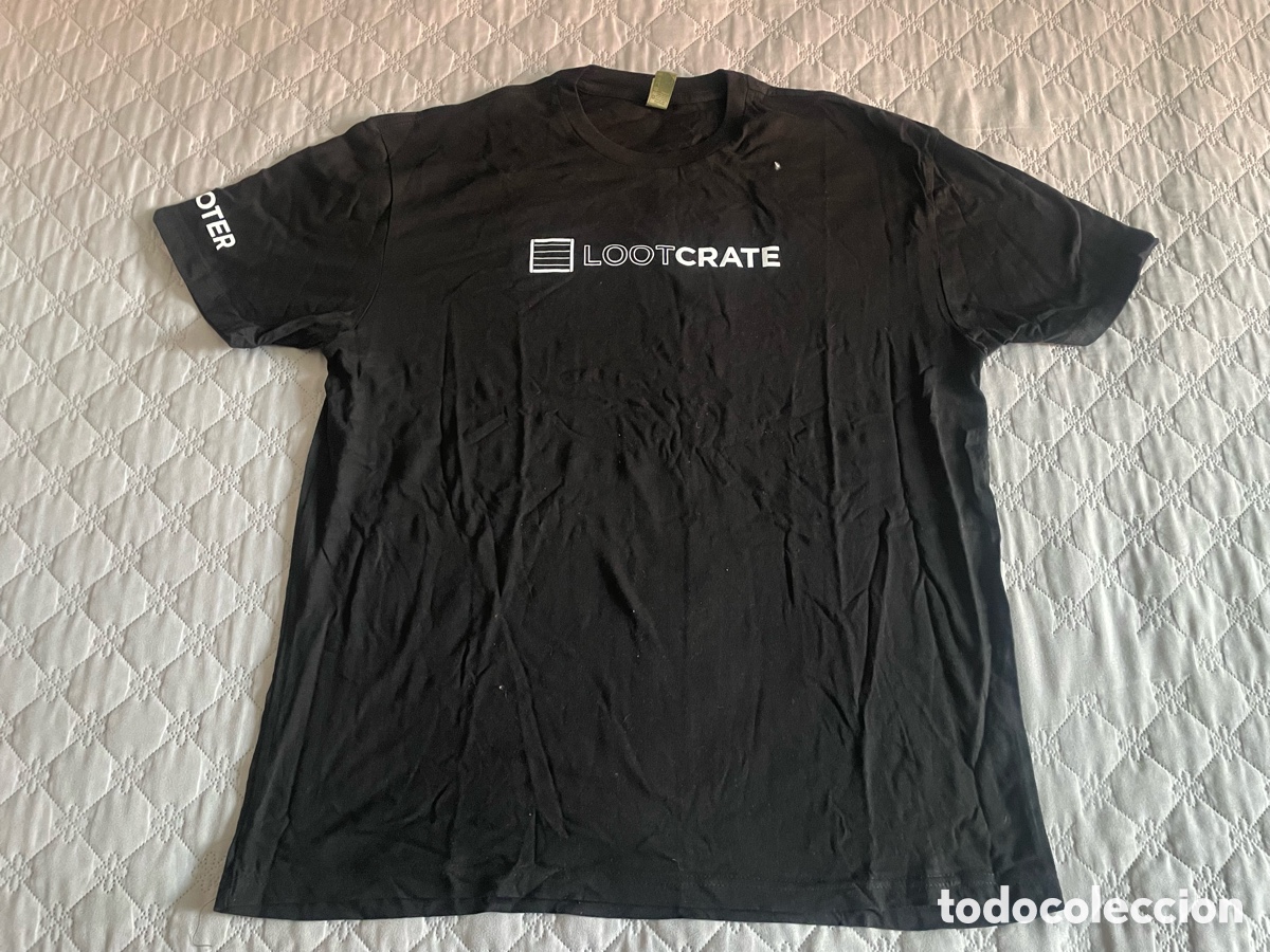 Sammeln: Camiseta LootCrate Logo &rdquo;Looter&rdquo; - Negra - Talla XL - Oficial