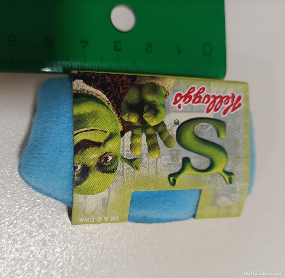 Coleccionismo: shrek tela kelloggs kellog promocional gadget srek pelicula cereales burro asno