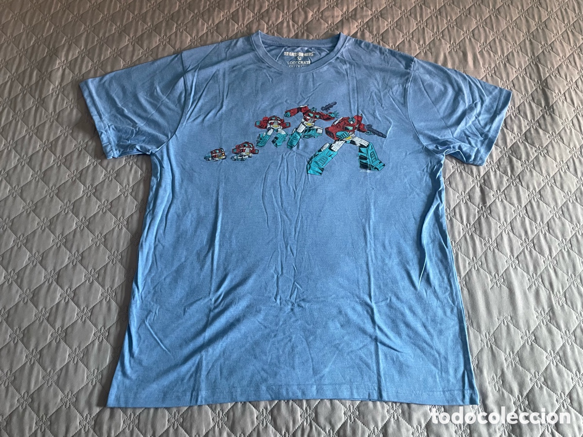 Coleccionismo: Camiseta Transformers Optimus Prime G1 - Loot Crate Exclusiva 2017 - Talla XL - Nueva
