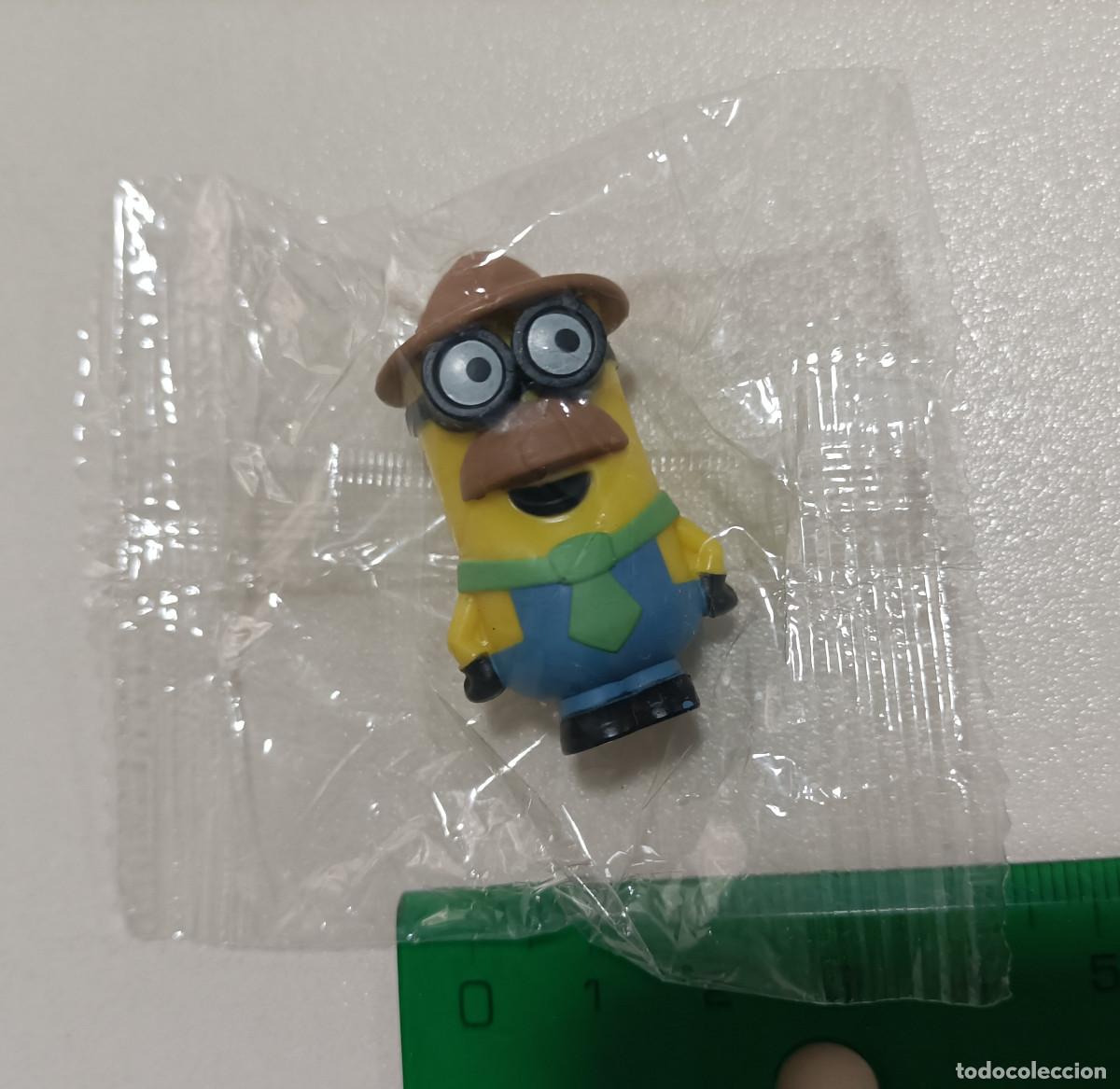 Coleccionismo: figura minion chupa chups minions goma scout figurita mu&ntilde;equito mu&ntilde;eco topper lapiz mini bigote