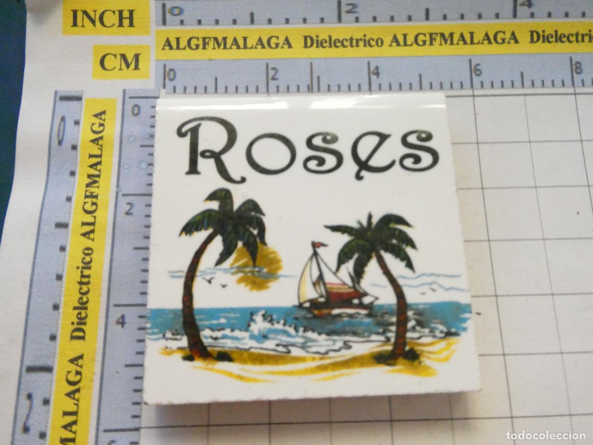 Coleccionismo: IM&Aacute;N DE NEVERA. TURISMO RECUERDO SOUVENIR. ROSES ROSAS GERONA