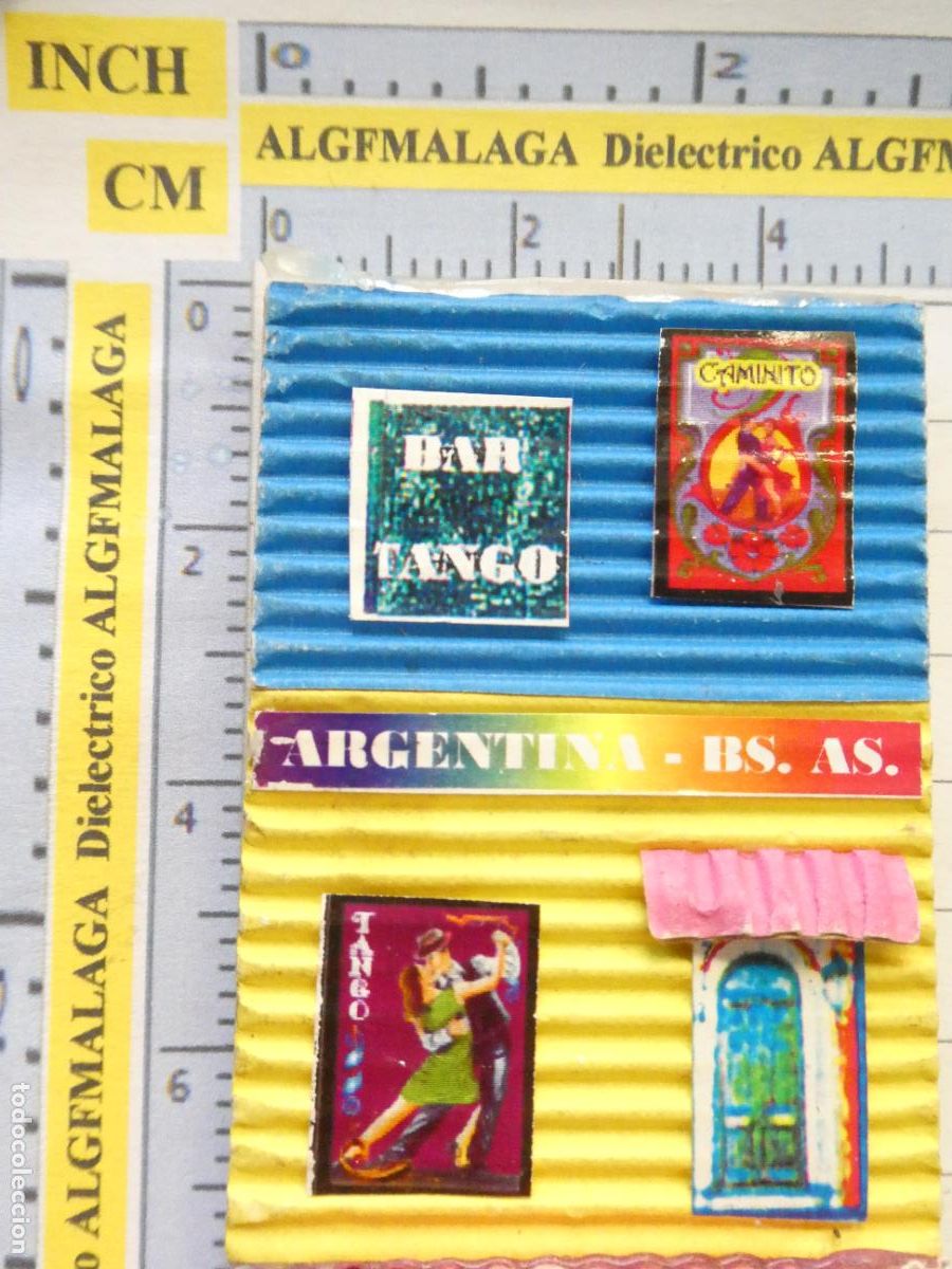 Coleccionismo: IM&Aacute;N DE NEVERA. TURISMO RECUERDO SOUVENIR. BUENOS AIRES ARGENTINA. TANGO