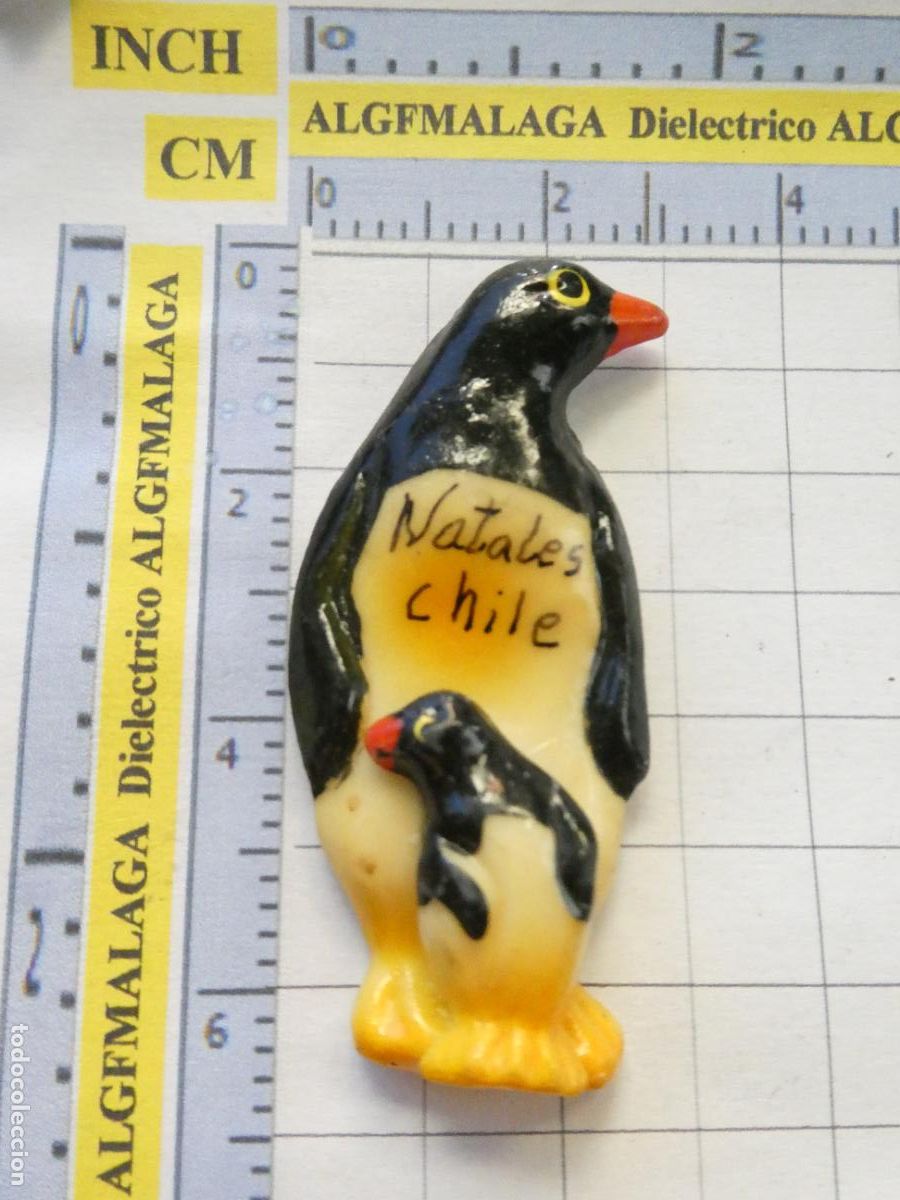 Coleccionismo: IM&Aacute;N DE NEVERA. TURISMO RECUERDO SOUVENIR. NATALES CHILE PING&Uuml;INO