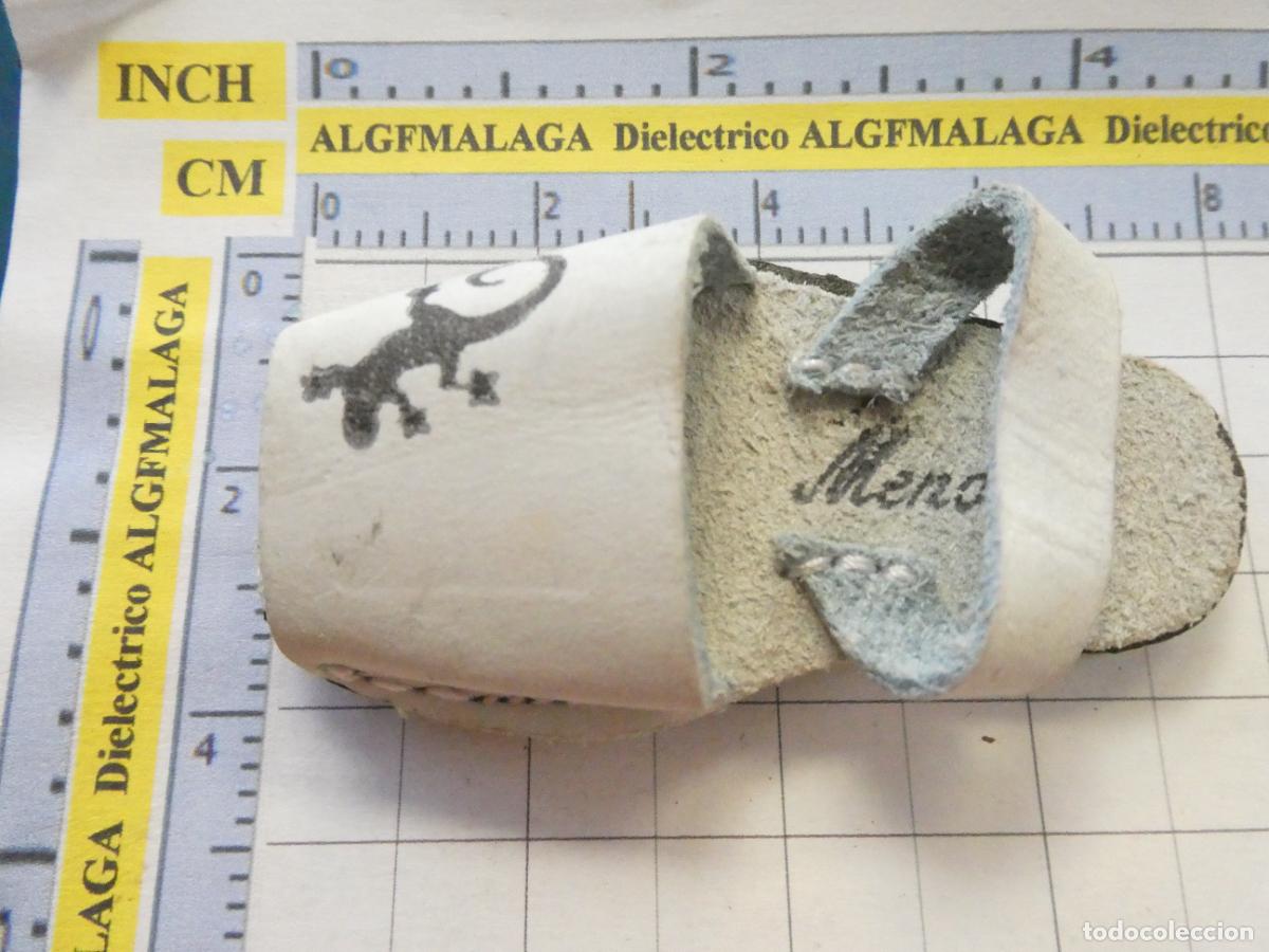 Coleccionismo: IM&Aacute;N DE NEVERA. TURISMO RECUERDO SOUVENIR. MENORCA ZAPATILLA ALPARGATA