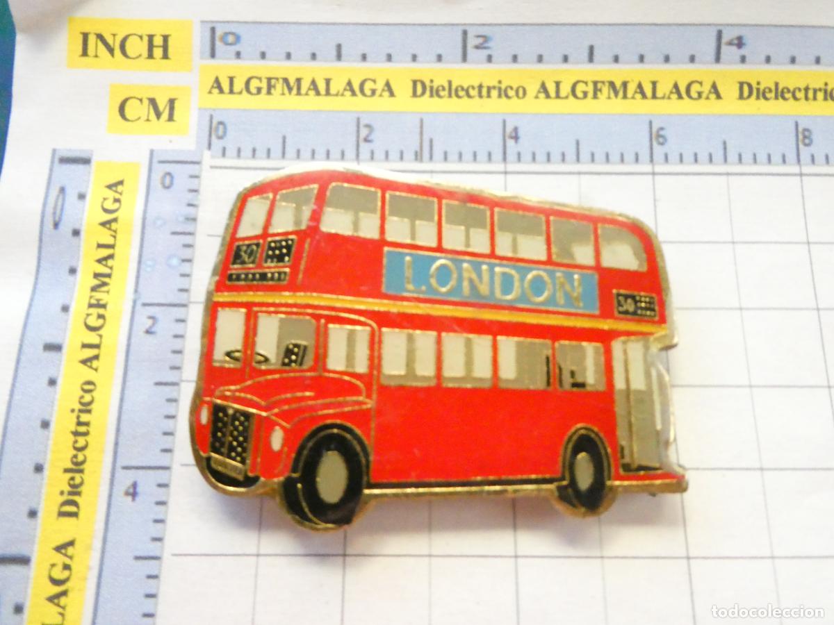 Coleccionismo: IM&Aacute;N DE NEVERA. TURISMO RECUERDO SOUVENIR. LONDRES INGLATERRA AUTOB&Uacute;S METAL