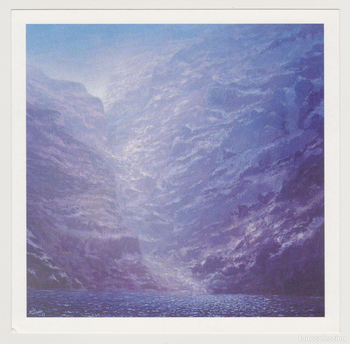Coleccionismo: LAMINA - LA GOMERA - GUIDO KOLITSCHER &rdquo;ACANTILADOS&rdquo; - EDICION GALERIA LUNA