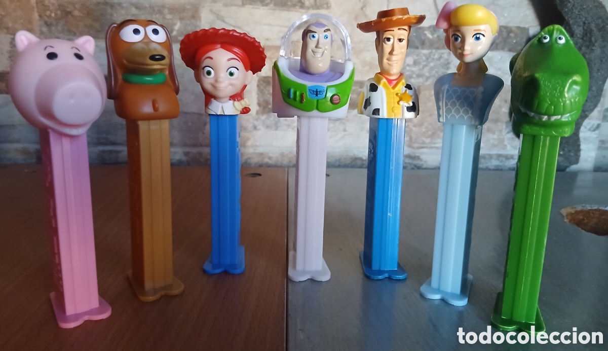 Coleccionismo: 7 Dispensadores Pez Toy Story