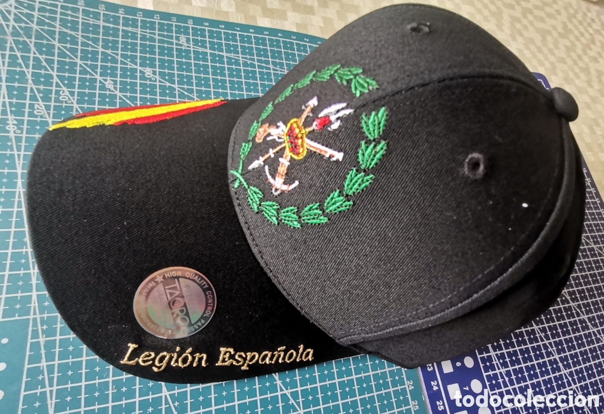 Coleccionismo: Gorra LEGI&Oacute;N ESPA&Ntilde;OLA Los Novios de la Muerte. Legionarios a luchar, Legionarios a morir!!